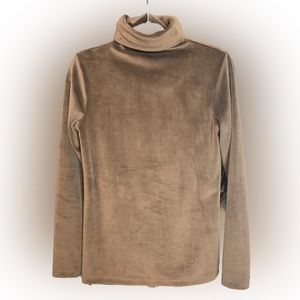 New Velvet Long Sleeve Turtleneck